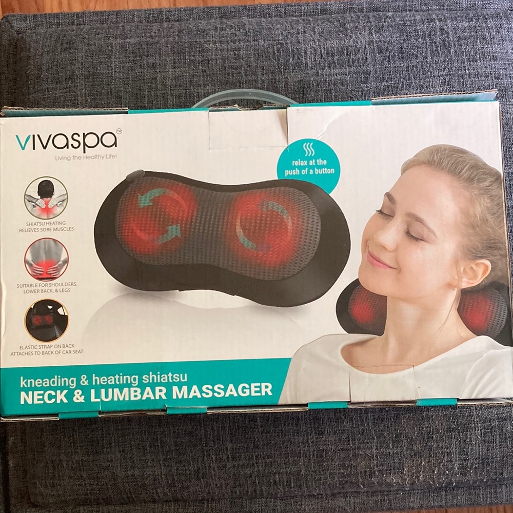 Neck and lumbar massager